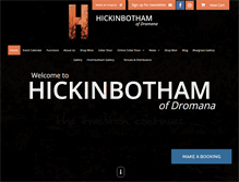 Tablet Screenshot of hickinbotham.biz